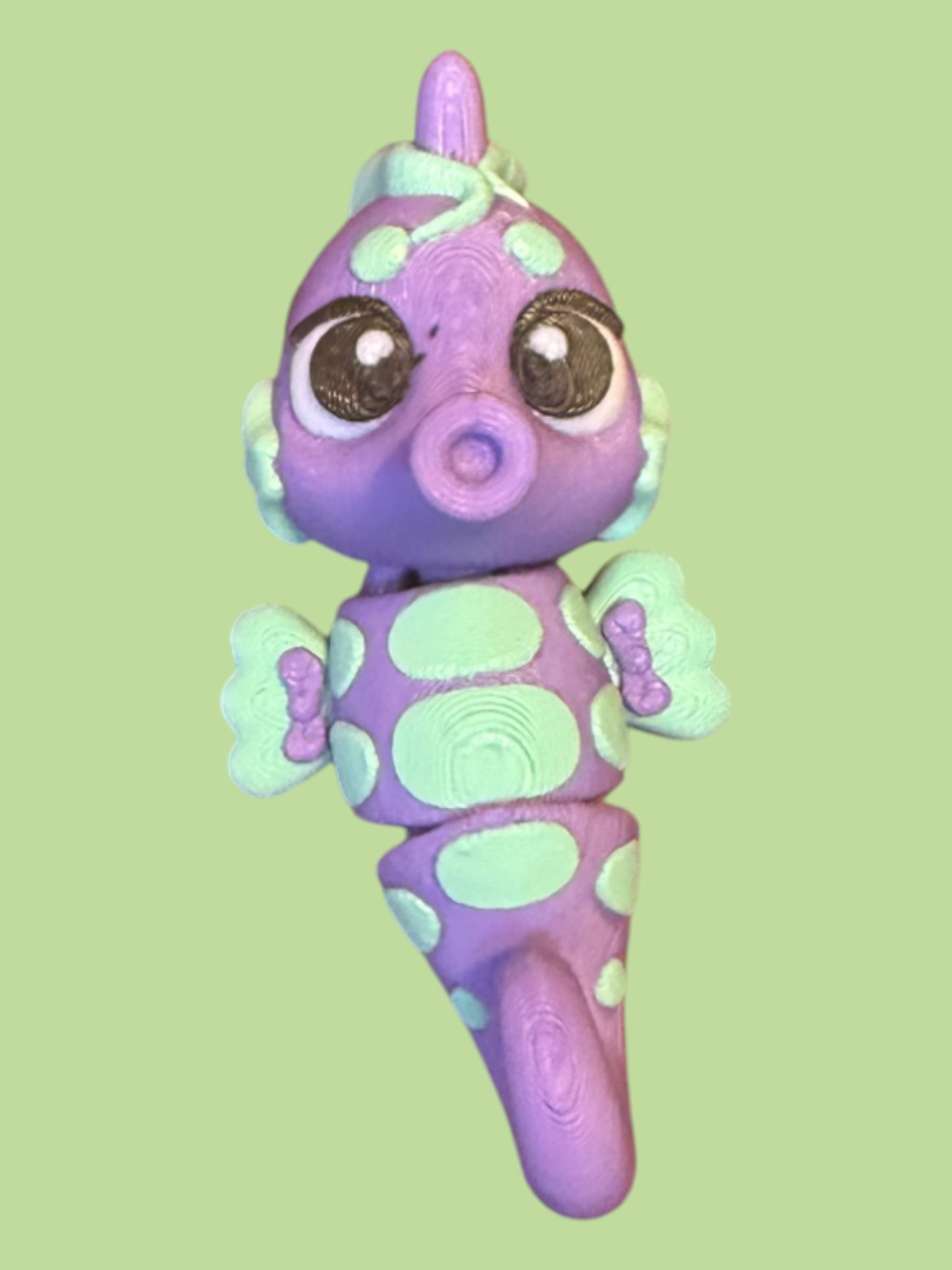 Melty Pixel 3D Printed Articulated Collectible for Desk Decoration Ocean Ornament