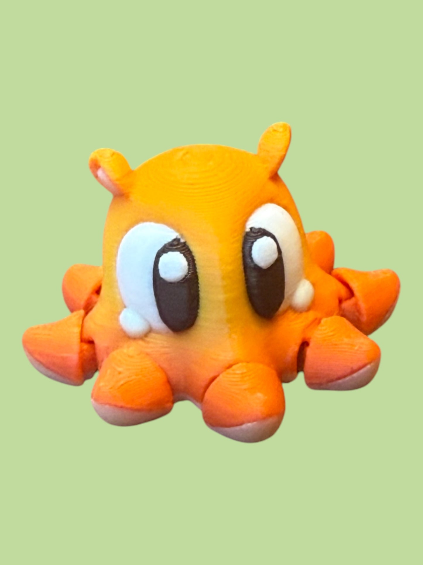 Melty Pixel 3D Printed Articulated Collectible for Desk Decoration Ocean Ornament