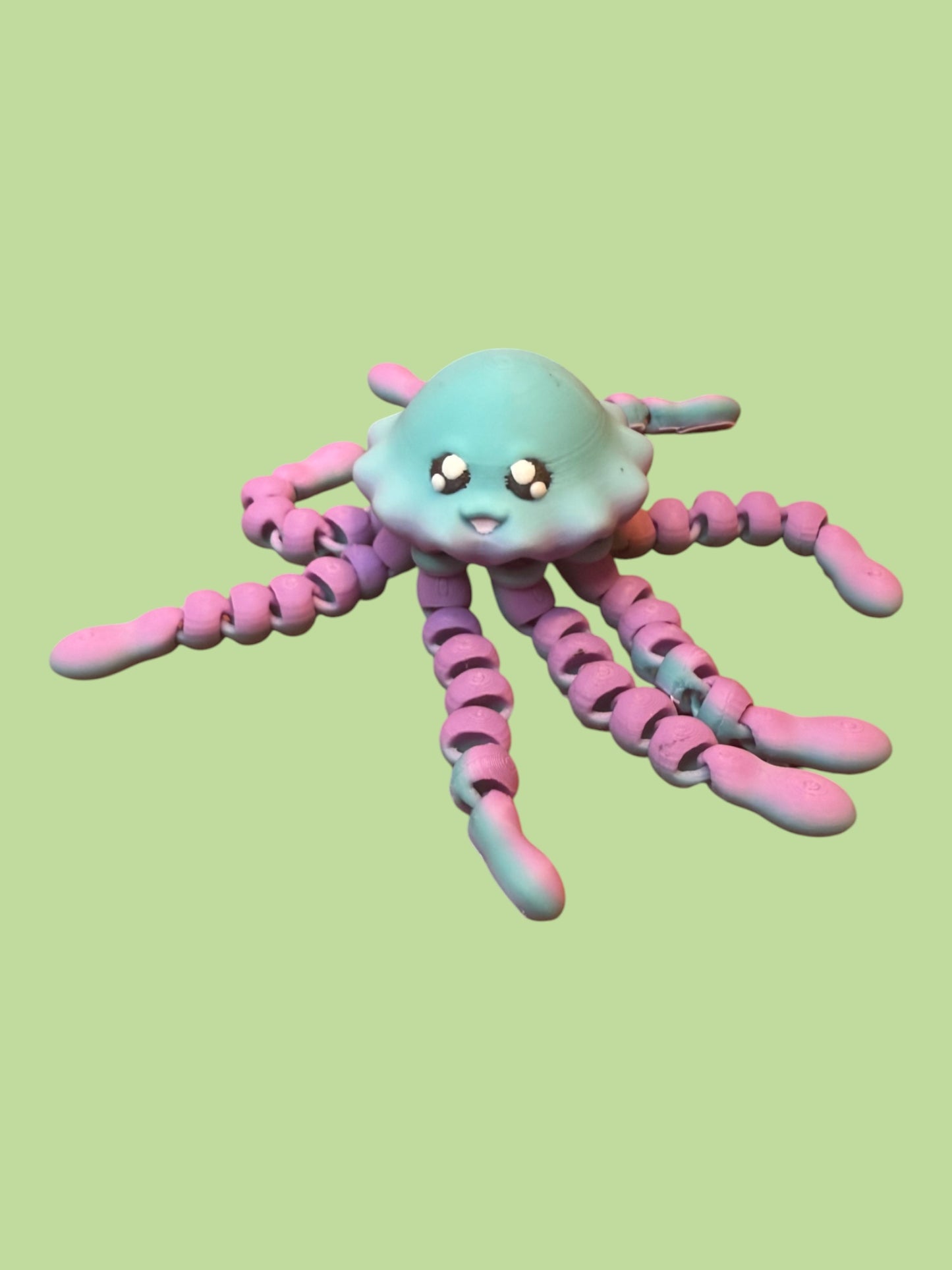 Melty Pixel 3D Printed Articulated Collectible for Desk Decoration Ocean Ornament