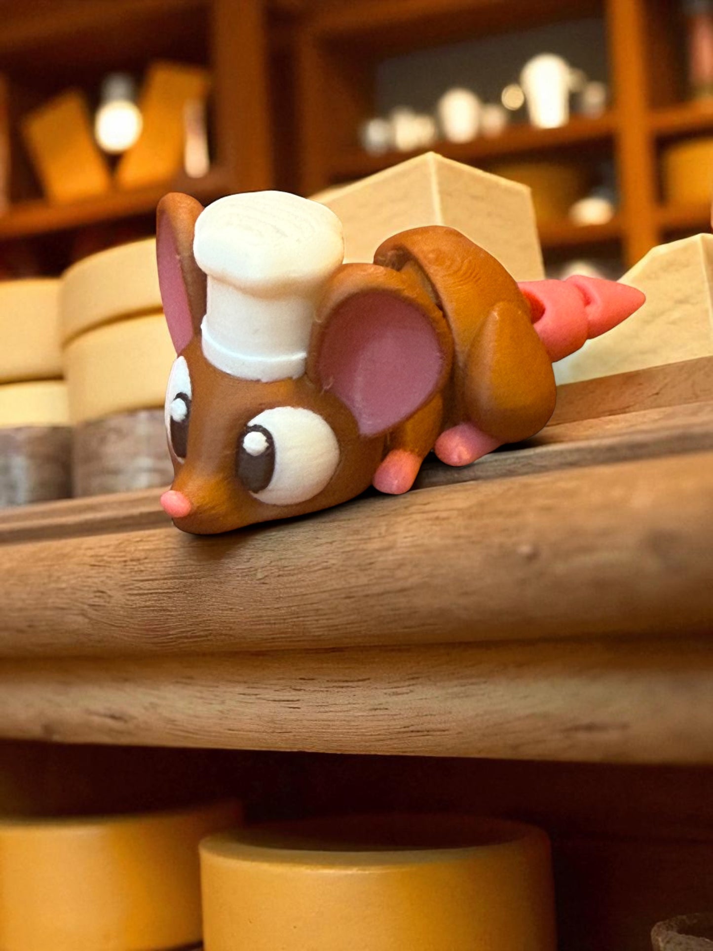 Melty Pixel 3D Printed Articulated Collectible for Desk Decoration Farm Animal Edition