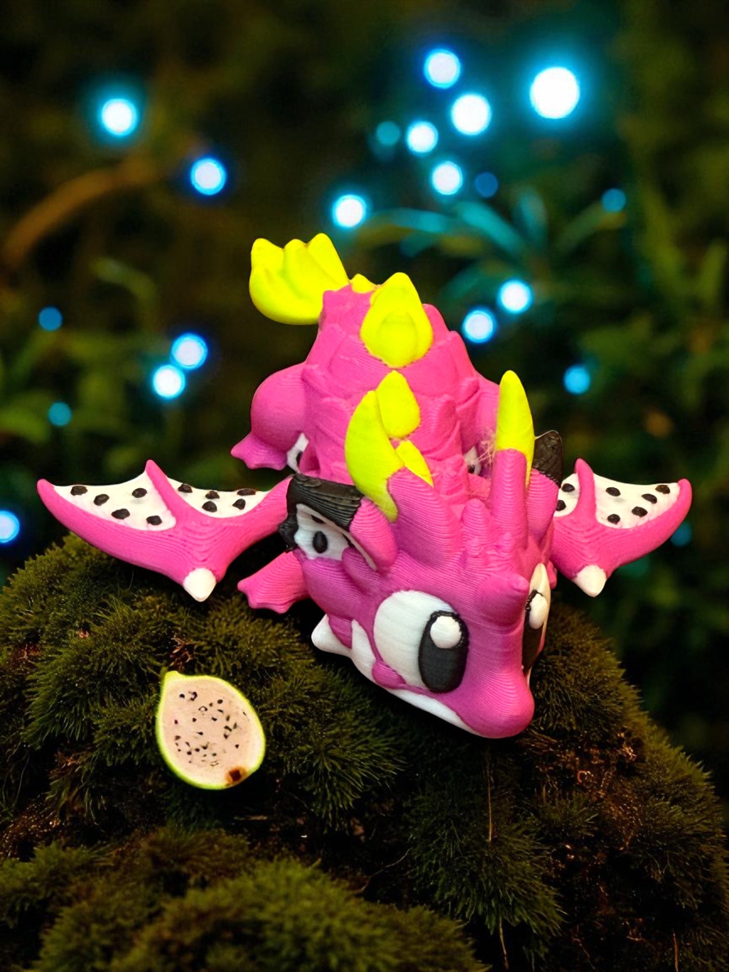 Melty Pixel 3D Printed Articulated Collectible for Desk Decoration Dragon Edition